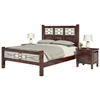Picture of Solid Wood & Iron Platform Bed