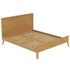 Picture of Solid Wood Mid Century Modern Platform Bed