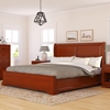 Picture of Solid Wooden Sleigh Style Platform Bed