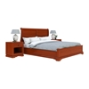 Picture of Solid Wooden Sleigh Style Platform Bed