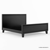 Picture of Modern Simplicity Mocha Full Size Black Platform Bed