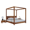 Picture of Solid Wood Full Size Platform Canopy Bed