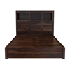 Picture of Solid Wood Full Size Bookcase Headboard Storage Bed