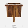 Picture of Rinika End Table in Provincial Teak