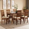 Picture of Rinika Six Seater Dining Table in Provincial Teak