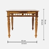 Picture of Rinika 4 Seater Dining Table In Provincial Teak