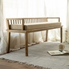 Picture of Mustang Solid Wood Bench In Natural Finish