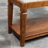 Picture of Eddings Solid Wood Bench In Honey Oak Finish