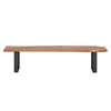 Picture of Dickens Solid Wood Bench In Natural Finish