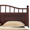 Picture of Sayan Solid Wood Queen Size Non Storage Bed In Walnut Finish
