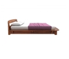 Picture of Wilbur Solid Wood King Size Non Storage Bed In Teak Finish