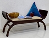 Picture of Lenoire Solid Wood Bench In Walnut Finish