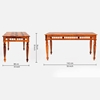 Picture of Rinika Six Seater Dining Set with Bench in Honey Oak Finish