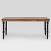 Picture of Ean Solid Wood 4 Seater Dining Table In Rustic Teak Finish