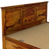 Picture of Stainfield Solid Wood King Size Box Storage Bed In Honey Oak Finish