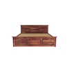 Picture of Stainfleld Solid Wood King Size Bed In Teak Finish