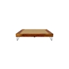Picture of Aurelio Solid Wood King Size Box Storage Bed In Honey Oak Finish